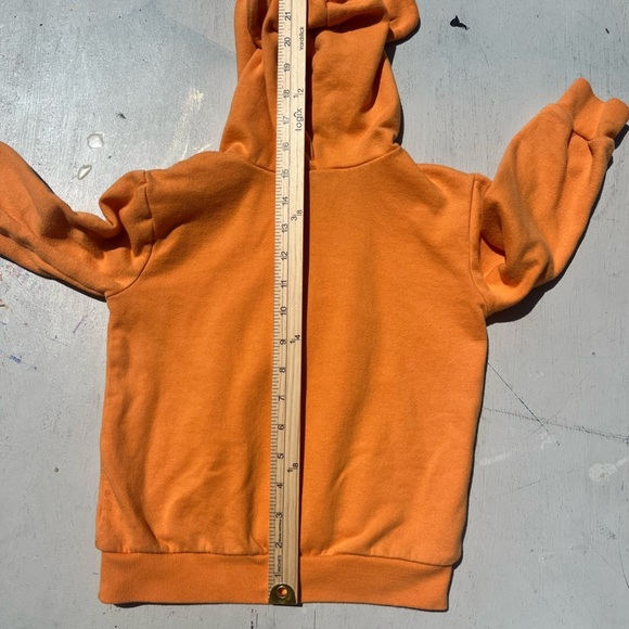 Kid's Winnie the Poo Hoodie Orange Face Cartoon 5/6 Disney Tigger STAINED Ears - Picture 15 of 16